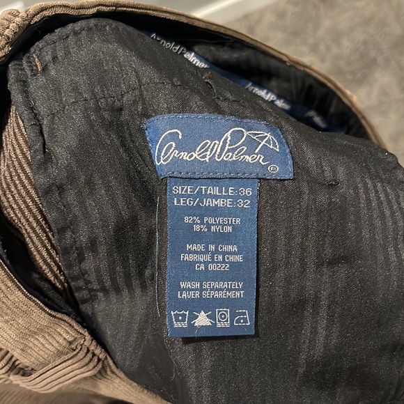 Vintage Looking Arnold Palmer 36x32 Men’s Corduroy Pants - Picture 4 of 4